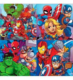 Puzzle Educa Super Hero Adventures Progresivos 12+16+20+25 Pzs