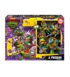 Puzzle Educa Tortugas Ninja de 2 x 500 Piezas
