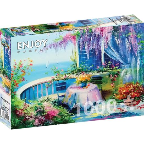 Puzzle Enjoy Balcón Florido de 1000 Piezas Puzzle Enjoy Balcón Florido de 1000 Piezas