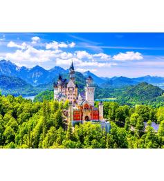 Puzzle Enjoy Castillo de Neuschwanstein en Verano de 1000 Pzs