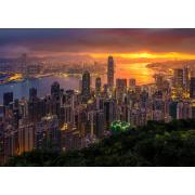 Puzzle Enjoy Hong Kong al Amanecer de 1000 Pzs