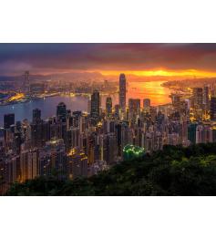 Puzzle Enjoy Hong Kong al Amanecer de 1000 Pzs