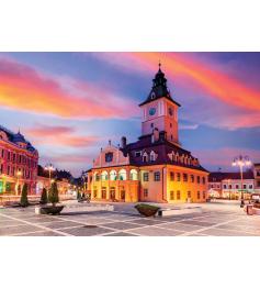 Puzzle Enjoy Plaza del Consejo en Brasov, Rumanía de 1000 Pzs