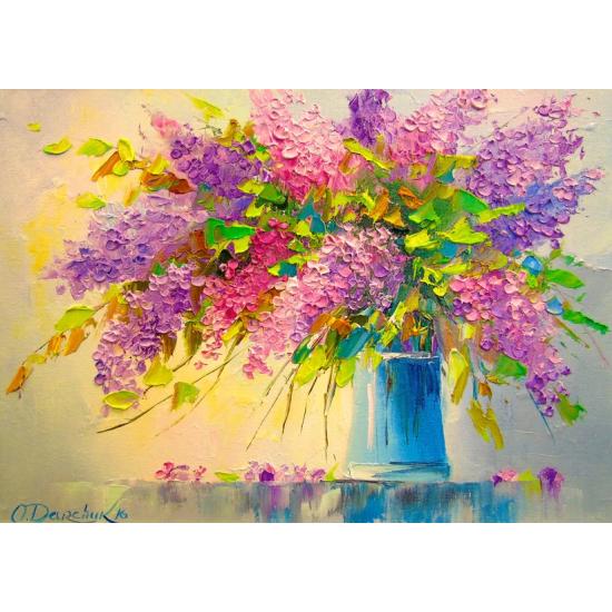 Puzzle Enjoy Un Ramo de Lilas de 1000 Piezas Puzzle Enjoy Un Ramo de Lilas de 1000 Piezas