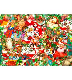 Puzzle Enjoy Una Navidad Vintage de 1000 Piezas