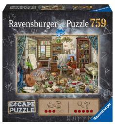 Puzzle Escape Ravensburger Estudio del Artista de 759 Piezas