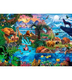 Puzzle Eurographics Animales del Mundo de 5000 Piezas