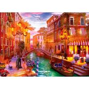 Puzzle Eurographics Atardecer en Venecia de 1000 Piezas