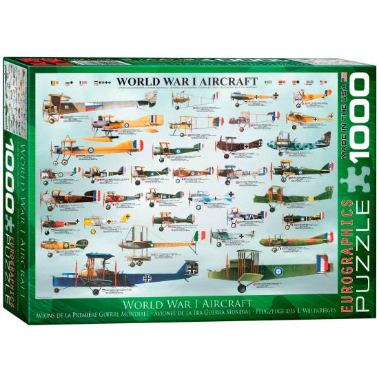 Comprar Puzzle Eurographics Aviones 1ª Guerra Mundial de 1000 Piezas -  EUROGRAPHICS-6000-0087