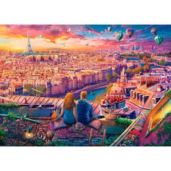 Puzzle Eurographics Azotea en París de 1000 Piezas Puzzle Eurographics Azotea en París de 1000 Piezas