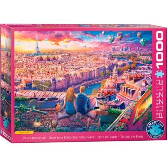 Puzzle Eurographics Azotea en París de 1000 Piezas Puzzle Eurographics Azotea en París de 1000 Piezas