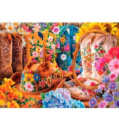Puzzle Eurographics Botas de Vaquera de 1000 Piezas Puzzle Eurographics Botas de Vaquera de 1000 Piezas