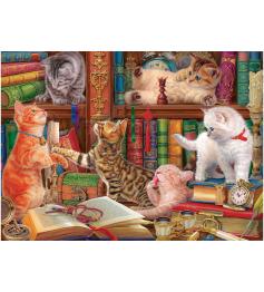 Puzzle Eurographics Gatitos De La Biblioteca de 1000 Piezas Puzzle Eurographics Gatitos De La Biblioteca de 1000 Piezas