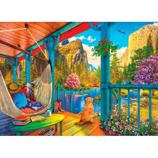 Puzzle Eurographics Hamaca con Vistas XXL 500 Piezas Puzzle Eurographics Hamaca con Vistas XXL 500 Piezas