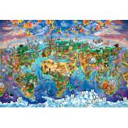 Puzzle Eurographics Maravillas del Mundo de 5000 Piezas