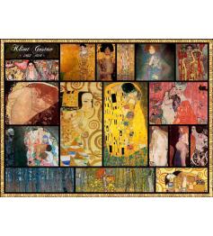 Puzzle Grafika Collage de Gustav Klimt de 2000 Piezas