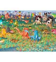 Puzzle Grafika Dinosaurios de 2000 Pzs