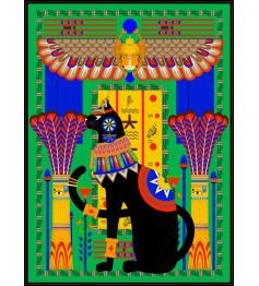 Puzzle Grafika Gato Egipcio en Verde de 2000 Piezas