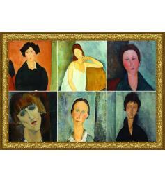 Puzzle Grafika Modigliani en Collage de 1500 Piezas