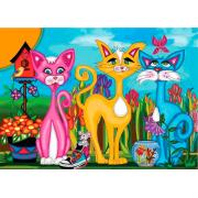 Puzzle Jacarou Rosy, Sunny y Sky de 1000 Piezas