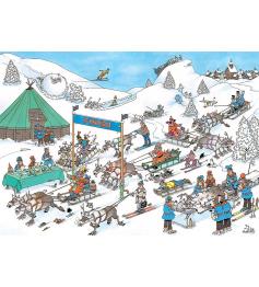 Puzzle Jumbo Carreras de Renos de 500 Piezas Puzzle Jumbo Carreras de Renos de 500 Piezas