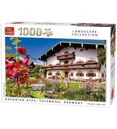 Puzzle King Alpes Bávaros Chiemgau Alemania de 1000 Pzs