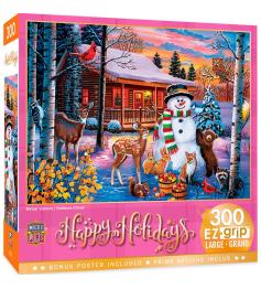 Puzzle MasterPieces Animales en Navidad XXL de 300 Piezas
