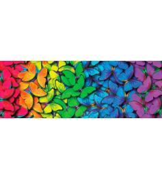 Puzzle Nova Panorama Arcoíris de Mariposas de 1000 Pzs