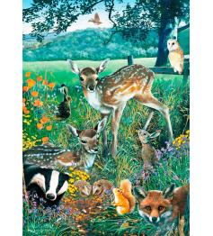 Puzzle Otter House Amigos del Bosque de 1000 Piezas