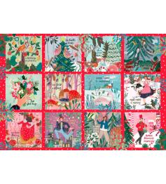 Puzzle Pieces and Peace 12 Días De Navidad de 2000 Piezas Puzzle Pieces and Peace 12 Días De Navidad de 2000 Piezas