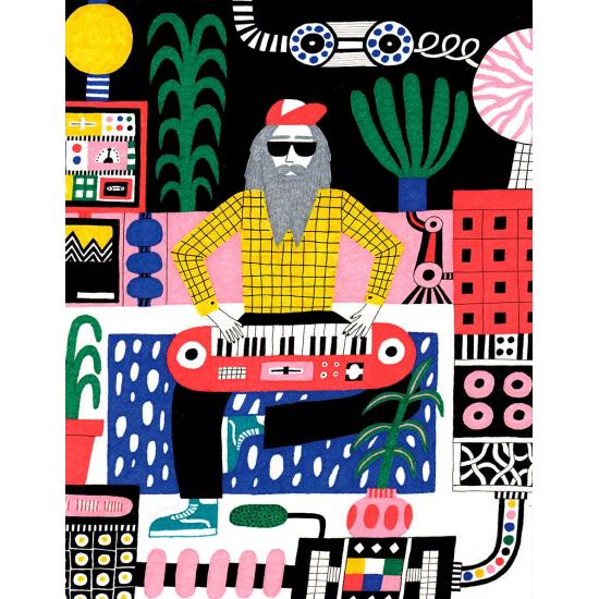 Puzzle Pieces and Peace El Músico Barbudo de 500 Pzs Puzzle Pieces and Peace El Músico Barbudo de 500 Pzs