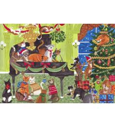 Puzzle Pieces and Peace Gatos en el Piano de 1000 Pzs Puzzle Pieces and Peace Gatos en el Piano de 1000 Pzs