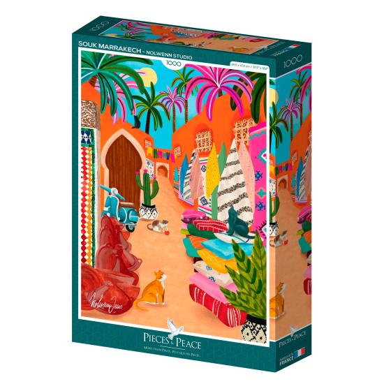 Puzzle Pieces and Peace Zoco de Marrakesh de 1000 Pzs Puzzle Pieces and Peace Zoco de Marrakesh de 1000 Pzs