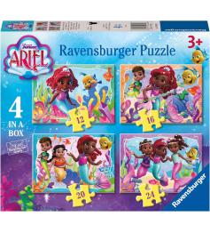 Puzzle Ravensburger Ariel Progresivo de 12+16+20+24 Pzs