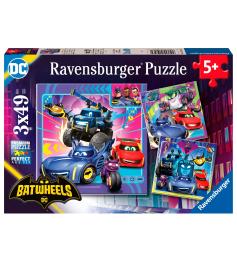Puzzle Ravensburger Batwheels de 3x49 Piezas