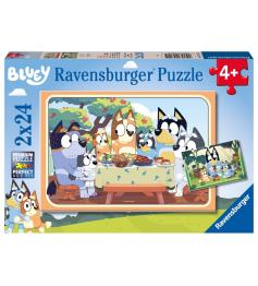 Puzzle Ravensburger Bluey de 2x24 Piezas