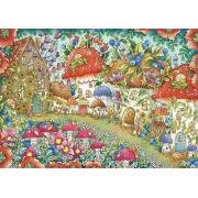 Puzzle Ravensburger Casas de Setas Florales de 1000 Piezas