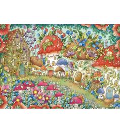 Puzzle Ravensburger Casas de Setas Florales de 1000 Piezas