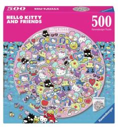 Puzzle Ravensburger Circular Hello Kitty de 500 Piezas