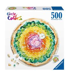 Puzzle Ravensburger Circular Pizza 500 Piezas