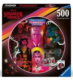 Puzzle Ravensburger Circular Stranger Things de 500 Piezas