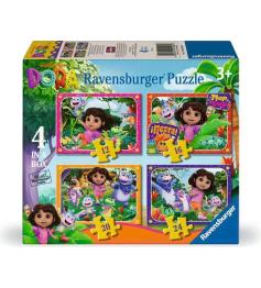 Puzzle Ravensburger Dora de 12+16+20+24 Pzs Puzzle Ravensburger Dora de 12+16+20+24 Pzs