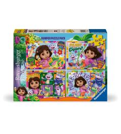 Puzzle Ravensburger Dora de 4x42 Pzs Puzzle Ravensburger Dora de 4x42 Pzs