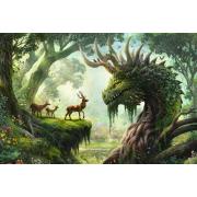 Puzzle Ravensburger El Dragón del Bosque Despierta de 3000 Pzs