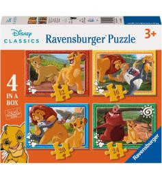 Puzzle Ravensburger El Rey León Progresivo 12+16+20+24 Pzs