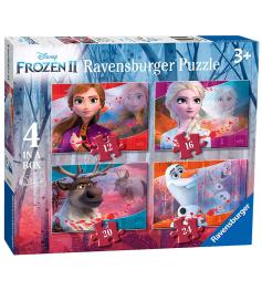 Puzzle Ravensburger Frozen 2 Progresivo de 12+16+20+24 Pzs