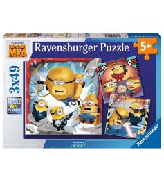 Puzzle Ravensburger Gru 4 Mi Villano Favorito de 3x49 Piezas
