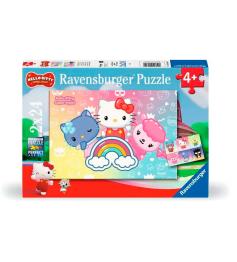 Puzzle Ravensburger Hello Kitty de 2x24 Piezas