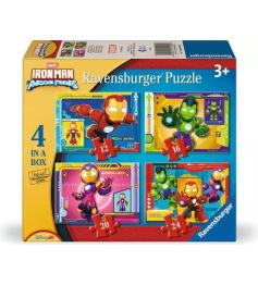 Puzzle Ravensburger Iron Man Awesome Friends de 12+16+20+24 Pzs Puzzle Ravensburger Iron Man Awesome Friends de 12+16+20+24 Pzs