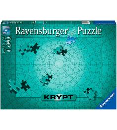 Puzzle Ravensburger Krypt Verde, Menta Metalizada de 736 Piezas